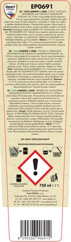 Etiketa k výrobku EP0691 Etiketa k výrobku EP0691