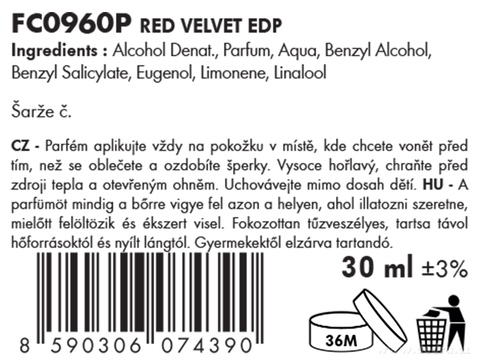 Etykieta produktu FC0960P