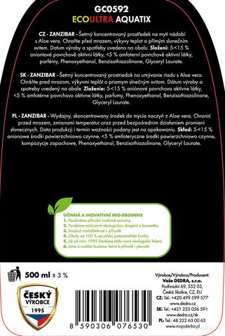 Etiketa k výrobku CP0306