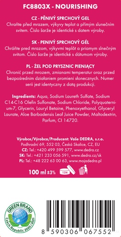 Etykieta produktu FC0754 Etykieta produktu FC0754