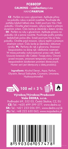 Etiketa k výrobku FC8802P