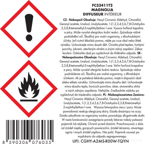 Etykieta produktu FC33411T2