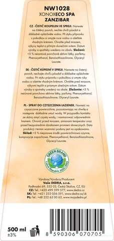 Etiketa k výrobku CP0306