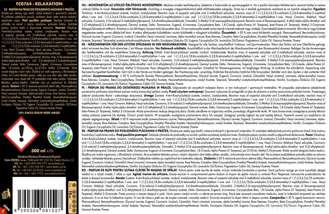 Etiketa k výrobku FC0764