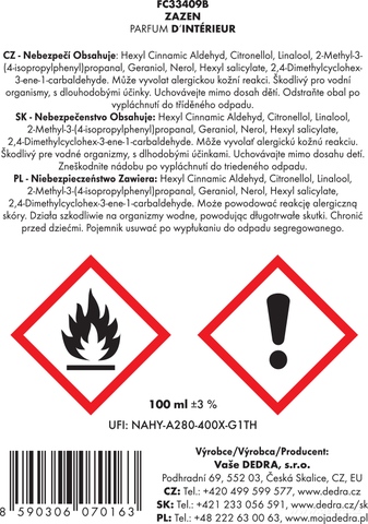 Etykieta produktu FC33409B