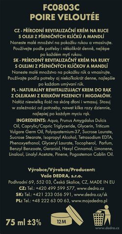 Etiketa k výrobku CP0304