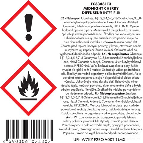 Etiketa k výrobku FC33431T3