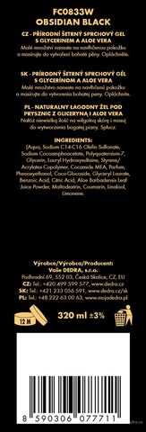 Etykieta produktu FC0799X