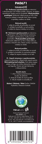 Etiketa k výrobku CP11701