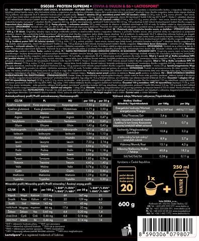 Etiketa k výrobku DS0388