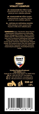 Etiketa k výrobku FC0847X