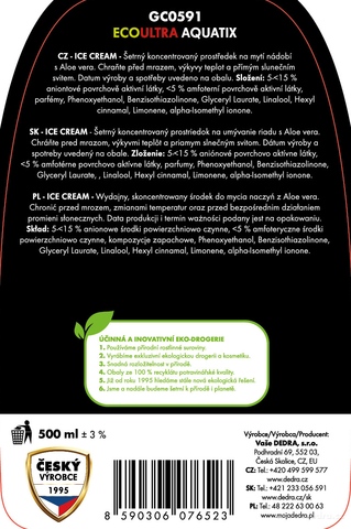 Etiketa k výrobku GC0591