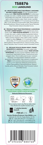 Etykieta produktu TS8876