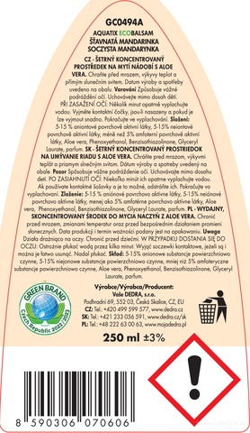 Etiketa k výrobku CP6138