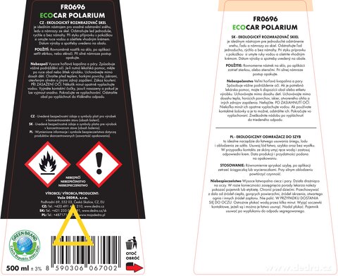 Etiketa k výrobku CP0835