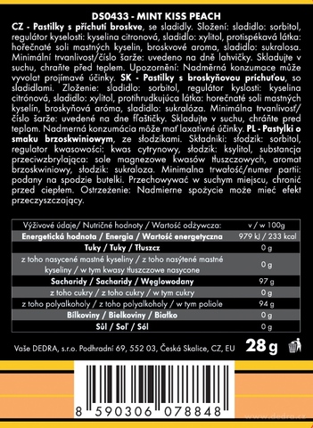 Etiketa k výrobku DS0433