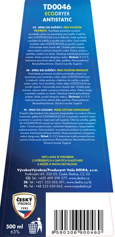 Etykieta produktu TD0046