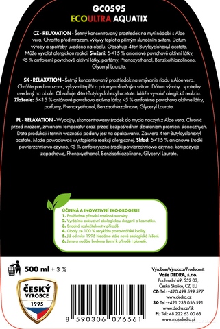 Etiketa k výrobku GC0595