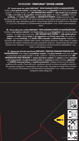 Etykieta produktu FC33435W