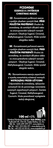 Etykieta produktu FC33406E