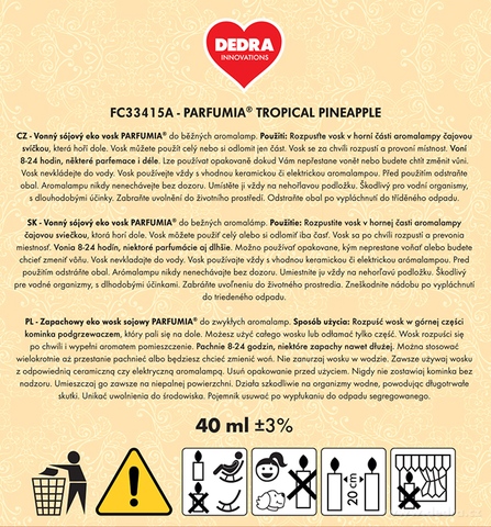 Etiketa k výrobku FC33415A