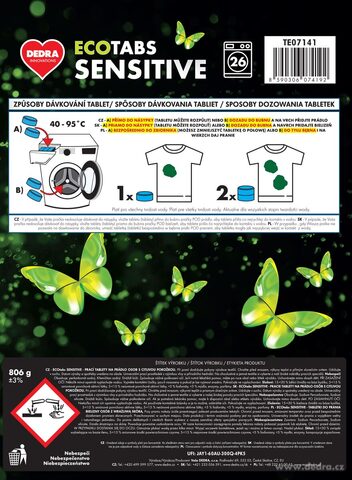 Etiketa k výrobku CP0345