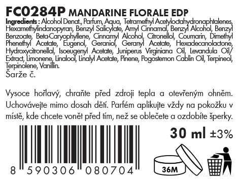 Etiketa k výrobku FC0284P