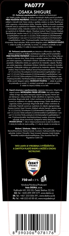 Etykieta produktu PA0777