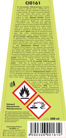 Etiketa k výrobku CI0161