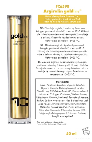 Etiketa k výrobku FC6597S