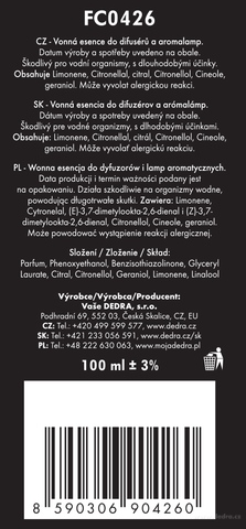 Etiketa k výrobku FC0426