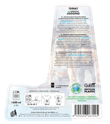 Etiketa k výrobku TS9047C