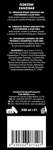 Etiketa k výrobku CP0863