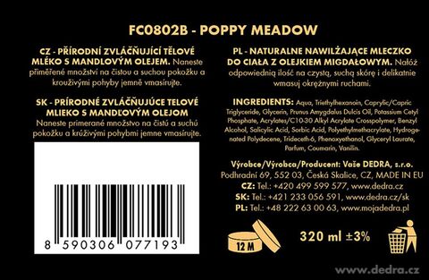 Etiketa k výrobku CP0894