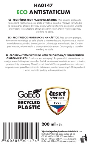 Etykieta produktu HA0147