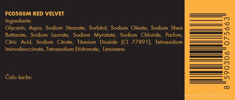 Etiketa k výrobku FC0588M