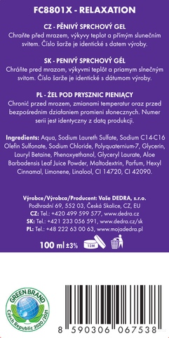 Etiketa k výrobku FC0754 Etiketa k výrobku FC0754