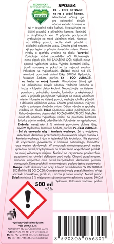 Etykieta produktu SP0554X