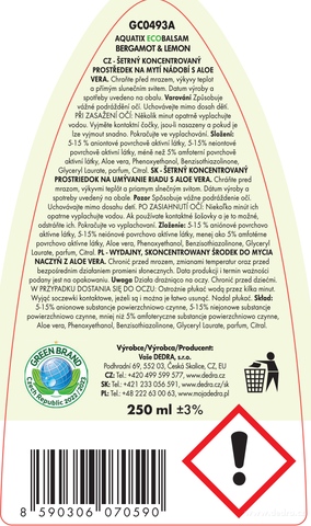 Etiketa k výrobku CP6138