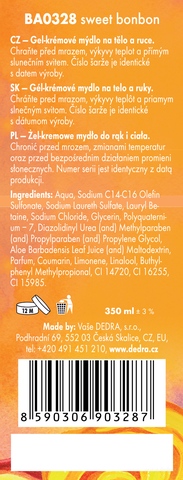 Etiketa k výrobku BA0328