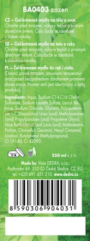 Etiketa k výrobku BA0403 Etiketa k výrobku BA0403