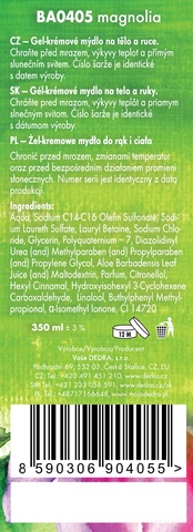 Etiketa k výrobku BA0405