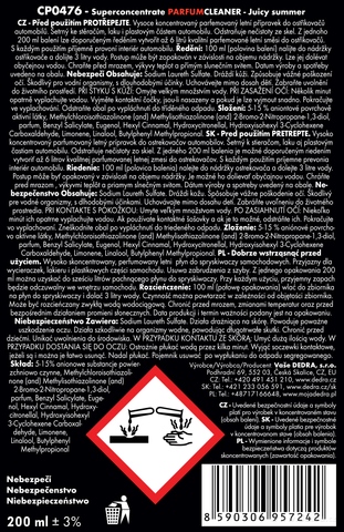 Etykieta produktu CP0476