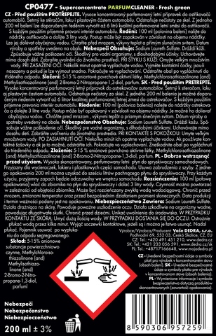 Etykieta produktu CP0477 Etykieta produktu CP0477