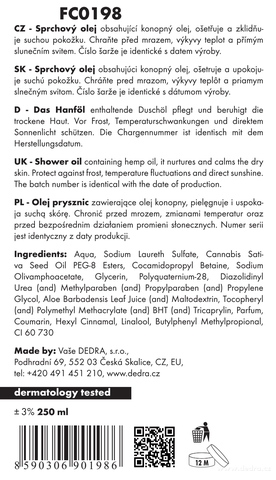 Etiketa k výrobku FC0198