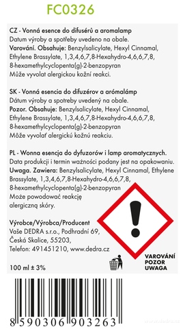 Etykieta produktu FC0326