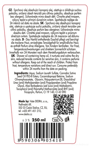 Etiketa k výrobku FC0540