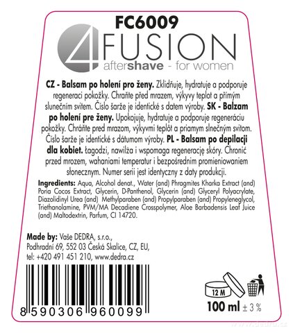 Etykieta produktu FC6009