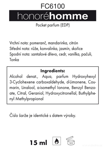 Etykieta produktu FC6100 Etykieta produktu FC6100