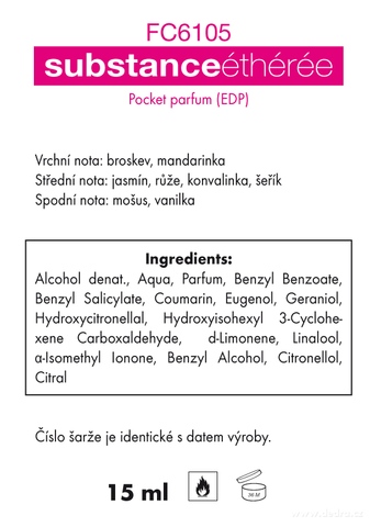 Etiketa k výrobku FC6105